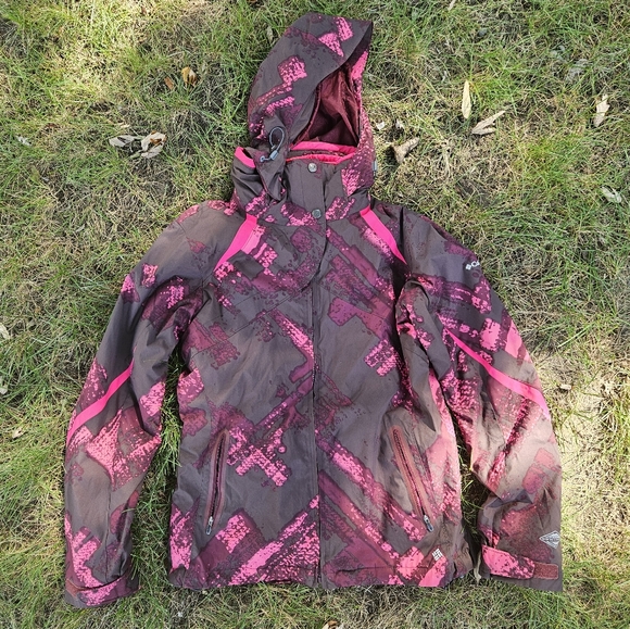 Columbia Jackets & Blazers - Columbia Pink and Brown Ski Jacket